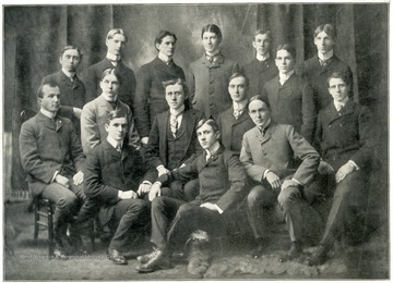 Back Row, from left to right: Derbyshire, Maxwell, Shuttleworth, Alexander, Miller, Whitham. Second Row, from left to right: McWhorter, Capito, Smith, Yoho, Frankenberger, Yeager. Front Three, from left to right: Garrison, Peck, Schissler.