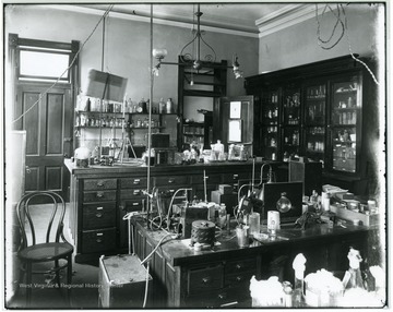 A view of Agricultural Experiment Station lab.