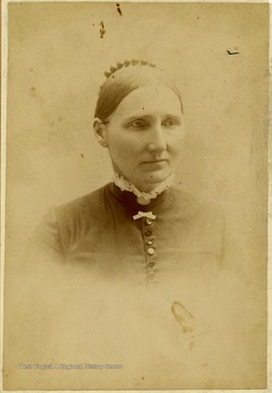'Mrs. Anne L. Dudley Bates, 114 E. Pleasant Ave. Syracuse, N.Y. Named Dudley Chapel after her. One of the first missionary workers in the valley and at the college.'