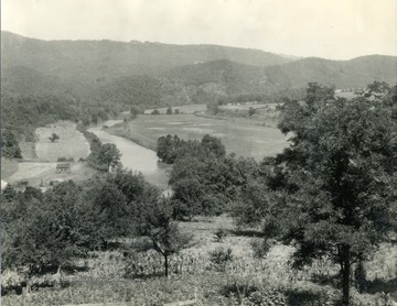 'Jackson's River, in famous Warm Springs valley along the James River and Kanawha Route to the west.'