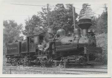 Type: 3-Truck Shay; Builder: Lima Locomotive Works; Year: Dec. 1922; Builder's No. 3189.  Built as Strouds Creek and Muddlety No.5. Sold in 1943 to Mower Lumber co., their No. 4.