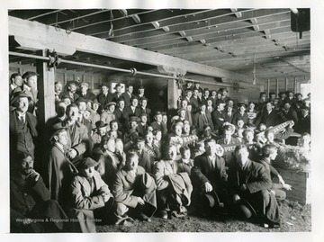 'Dr. D. W. Parsons suggests this may be Farm and Home Week meeting at West Virginia University in 1914. Information was given on 03/16/1954.'