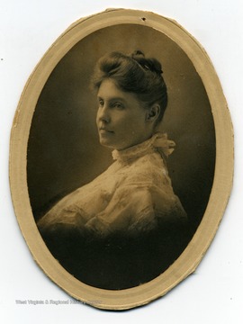 Portrait of Mary Harrison (Brown) Brooke, Mrs H. St. George Tucker Brooke. 'Gan'