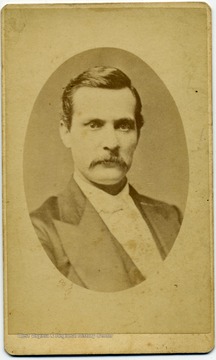A portrait of Rev. A.F. Grayhill from the Ellison-Dunlap families of Monroe County.