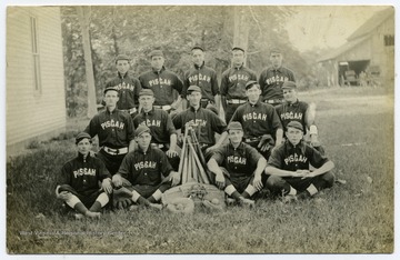 Members of baseball team of Pisgah, Preston County, W. Va..