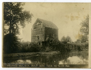 The mill, built more than 100 years ago, is located one mile west of Bridgeport today.