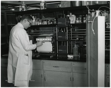 A portrait of Dr. Jones in a laboratory.