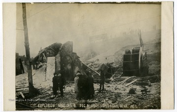 Aftermath of the explosion at Mine No. 8 on December 6, 1907 at Monongah, W. Va.