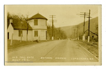 The old toll gate is built in 1812.