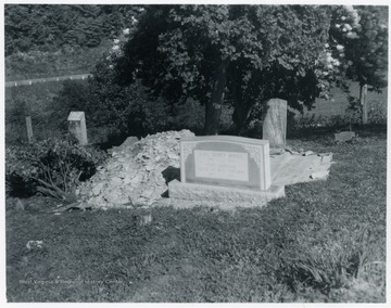 Myers was West Virginia Poet Laureate from 1927 to 1937. His remains are actually in an unknown grave at the IOOF cemetery near Elkins.