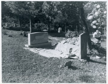 Myers was West Virginia Poet Laureate from 1927 to 1937. His remains are actually buried in an unknown grave near Elkins. The people of Tucker County raised the money to erect this monument to honor Karl Myers.