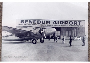 Michael Benedum's plane landed at Benedum Airport.