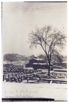 The photo was taken from the Johnson's lawn on Route 50.