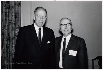 A photograph of Charles Moore (right) and Perry Gresham (left).