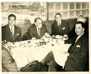 P. B. Taylor; C. E. Smith; Simpson; Spurr and Patterson are in the photo.