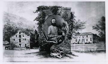 A portrait of Confederate General Thomas "Stonewall" Jackson set in Jackson related places.