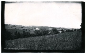 A view of Antietam from Benjamin's battery; the photo was taken about 12:45 p.m.  164 W (68).
