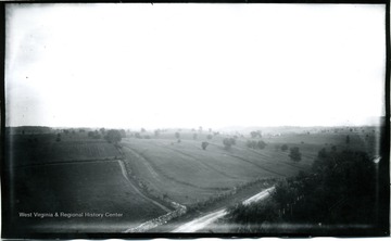 A view of Antietam, McClellan's headquarters from National Cemetery, 2nd view from tower; the photo taken on Friday at 5:35 pm; D.88.I.C.152.