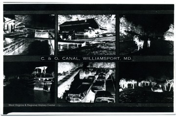 Views of C. &amp; O. Canal in negative.