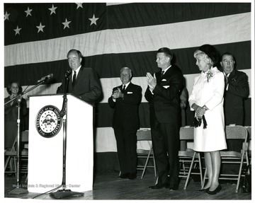 Harley Staggers (back row) and Senator Jennings Randolph (far right).