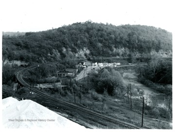 A view of Clarksburg from Adamston Flat Glass; looking northward toward Shinnston.