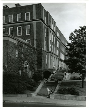 A view of Chemistry Building also known as Clark Hall from University Avenue side.