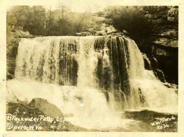 A view of Blackwater Falls in Tucker County, West Virginia.