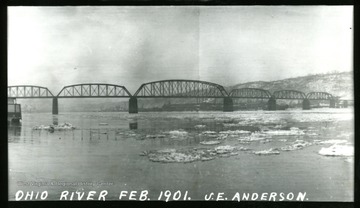 A view of the Ohio river in Winter.