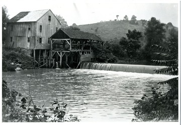This mill on Dunkard Creek was operated by Isaac Core until 1871.
