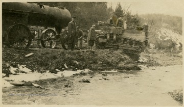 'Arrived at mill site at Clifton Run, W. Va.'