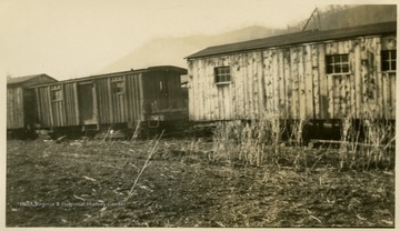 'M. M. and D. D. Brown portable logging camps on Clover Run located just below the iron bridge across Clover and below a small stream bridge that flows into Clover near the John Storm's home.'.