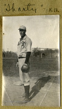 From "Beckley U.S.A." by Harlow Warren. Taken at Washington and Lee University. K. A. 'Shorty' was captain in 1910 and a possible Beckleyan.