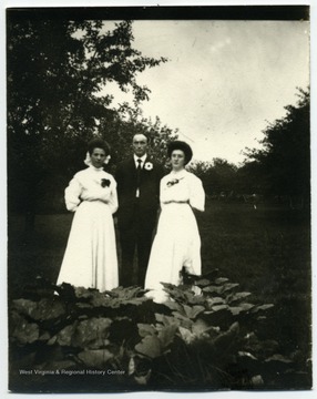 Left to right: Unknown, Benjamin Holtkamp, Olga Aegeter Holtkamp.