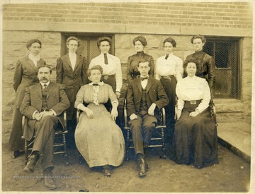R.C. Spangler believed to be front row second from right.