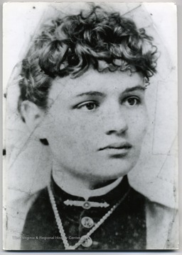 Harriet Eliza Lyon, a transfer student from Vassar College was WVU's first woman graduate. The only woman in the fourteen member Class of 1891, she won the honor of being valedictorian. Born in Fedonia, New York, she moved to Morgantown with her family in 1867 when her father, Franklin Smith Lyon, accepted a position as one of WVU's first professors. After graduating from the University, Harriet Lyon returned to Fredonia and married Franklin Jewett, a professor of science at the Fredonia Normal school. She raised four children and was active as a musician, singer, composer, and community leader. Harriet Lyon was a grandniece of Mary Lyon, the founder of Mt. Holyoke College.