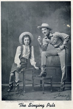 Wilma Lee Leary Cooper and Dale T. "Stoney" Cooper. Performed at WWVA Wheeling or WMMN Fairmont.
