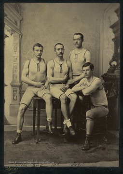 Pictured: Andrews, stroke; Gibson, No. 3; Thom, No. 2, Carter, Bow; and John Redwood, Coxswain