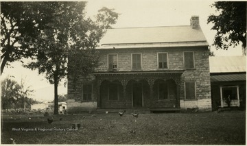 Home of Captain Henry Bedinger and built in ca.1784 after his marriage to Rachel Strode of "Pastranga". 