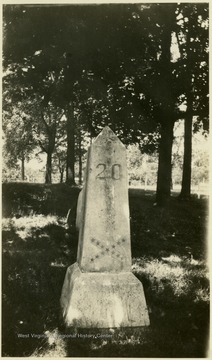 Marker indicates location of a Civil War battle between Confederate General Jubal Early and Federal General Philip Sheridan, 1864/08/21