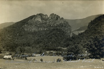 Seneca Rocks in Smoke Hole, Pendleton County is an extension of the Monongahela National Forest