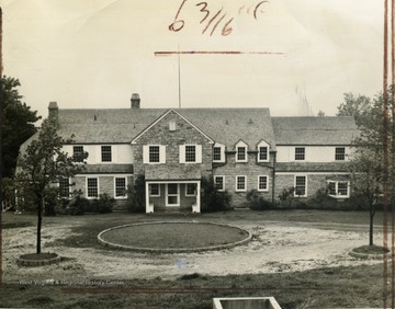 Arthurdale Inn was built from native stone as part of the Federal Home Project.