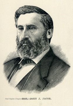 Governor of West Virginia from 1871-1877 and 1881-1885. During John Jacob's first administration, the 1872 Constitutional Convention was called and a new state constitution ratified. Among the changes the term of governor was increased from two years to four.
