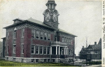 In use as a public school building, ca. 1890 - 1921.