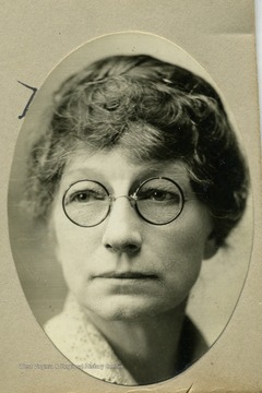 A faculty portrait photograph of Blanche Stonestreet, daughhter of Alexander and Martha Stonestreet.