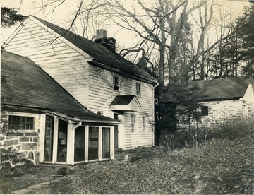 The home of George and Kay Evans, built in the late 18th century and is situated near Brandonville, Preston County, West Virginia.