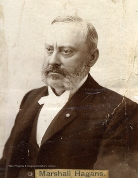 Hagans served in many state and local government positions including Mayor of Morgantown, Judge in Second Judicial Circuit Court, United States Congressman for West Virginia, West Virginia State House of Delegates and Delegate to the 1872 West Virginia State Constitutional Convention. He was the son of Harrison Hagans, a Preston County delegate to the 1861 Wheeling Convention and he was also Waitman Willey's son-in-law. 