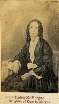 Helen E. Morgan was the granddaughter of Colonel Zackquill Morgan, founder of Morgantown, West Virginia.