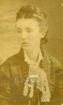 Wife of Eugene L. Mathers compiler of the scrapbook containing this portrait and mother of Max Mathers.