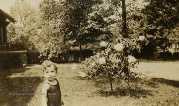 The little boy is the son of George M. and Margaret Mathers Barrick Sr.