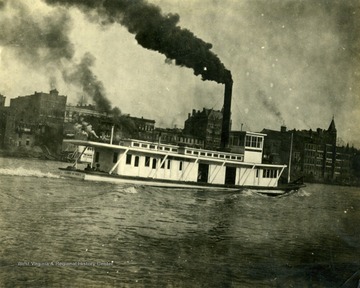 Towboat "James Rumsey" built by The Charles Ward Engineering Works in Charleston, West Virginia.